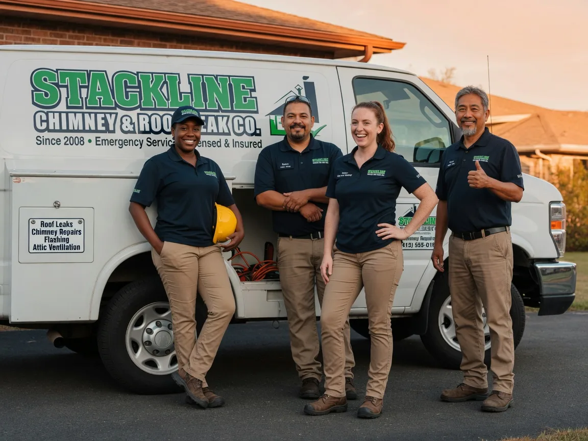 Chimney flashing repair company in Romayor, TX